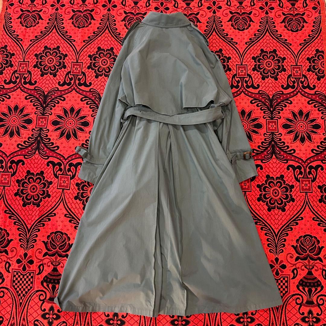 AQUASCUTUM トレンチコート ロング丈 カーキ イングランド製 英国製