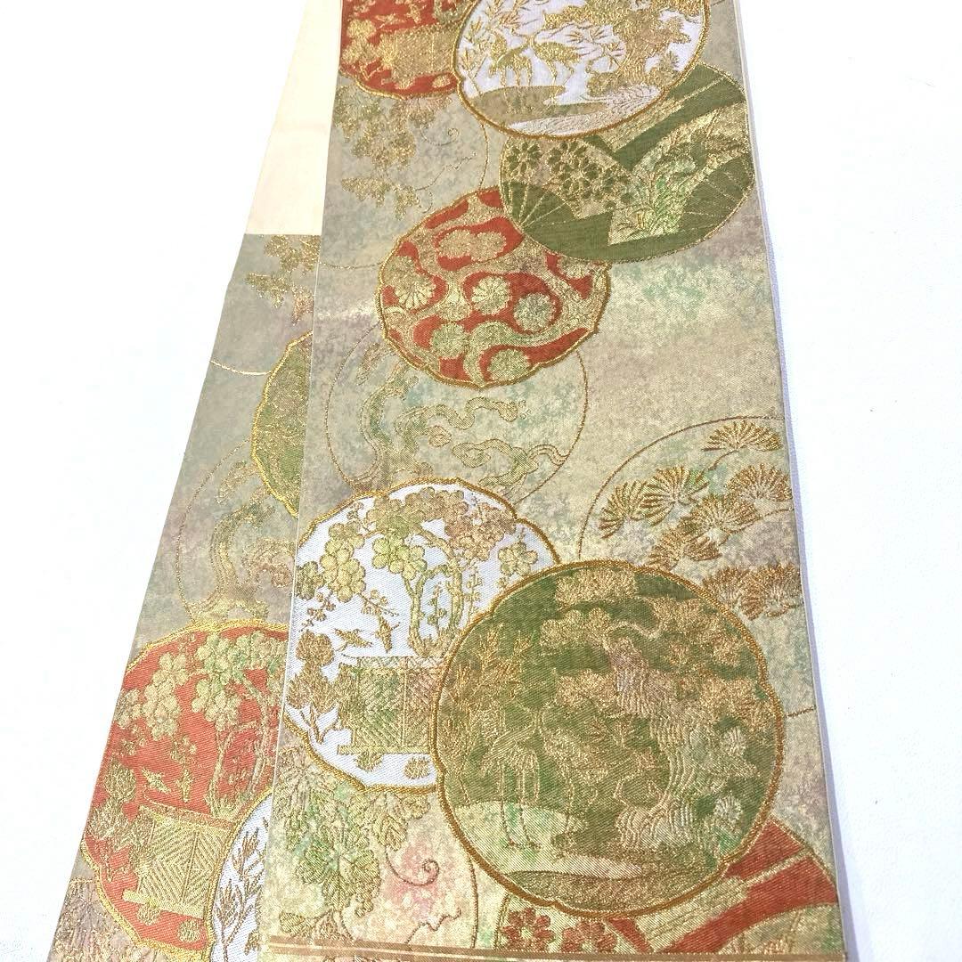 専用帯6218 ●銀座きしや扱い 川島織物謹製 高級 正絹 六通 袋帯