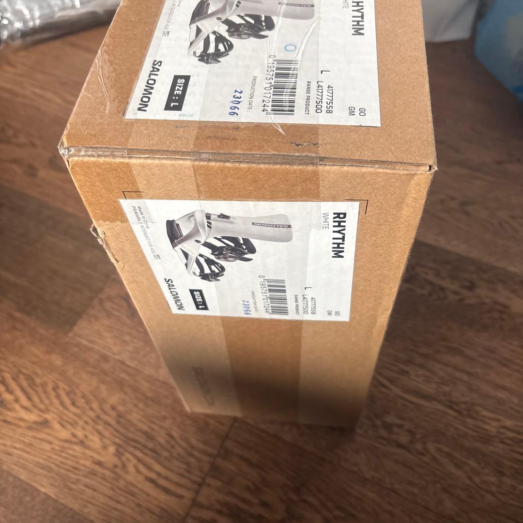 SALOMON RHYTHM ビンディング ホワイト Lバイン　スノボ