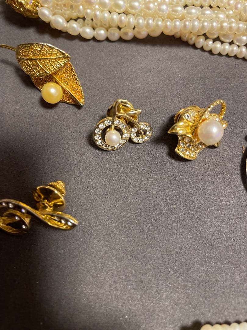 パール　アクセ　GP 925 スターリング【未使用品】　淡水　白蝶　南洋