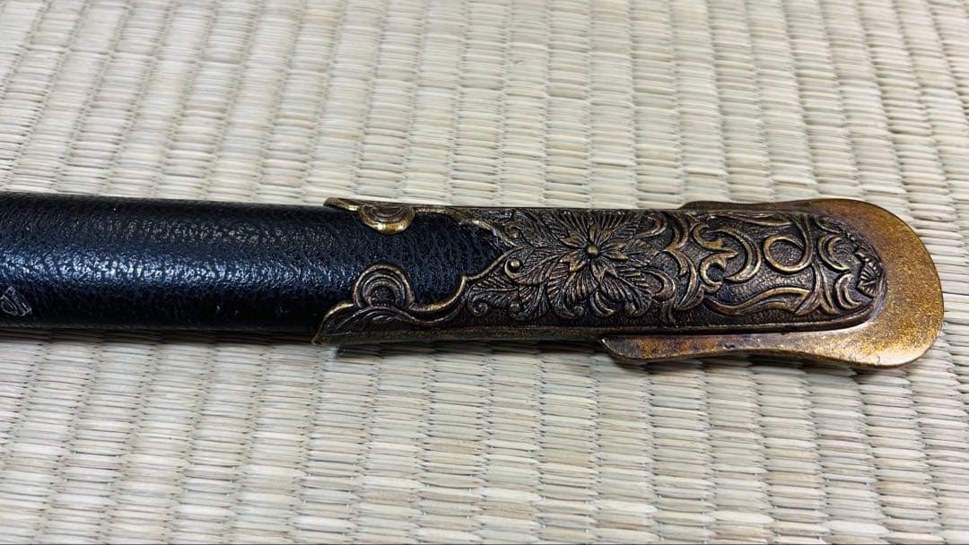 模造刀 海軍刀 指揮刀 サーベル 刀緒付き 250617-1