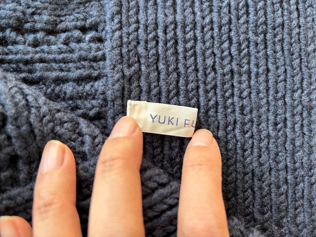 YUKI FUJISAWA ニット　マフラー　バラクラバ