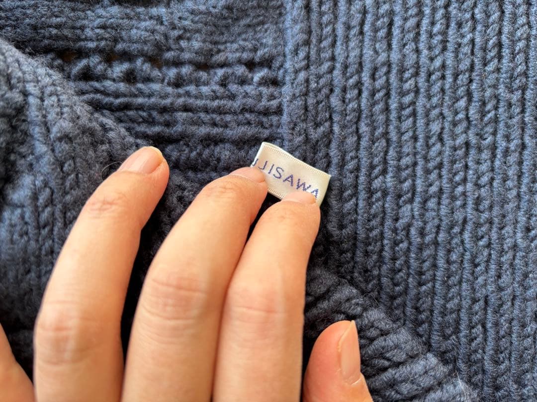 YUKI FUJISAWA ニット　マフラー　バラクラバ