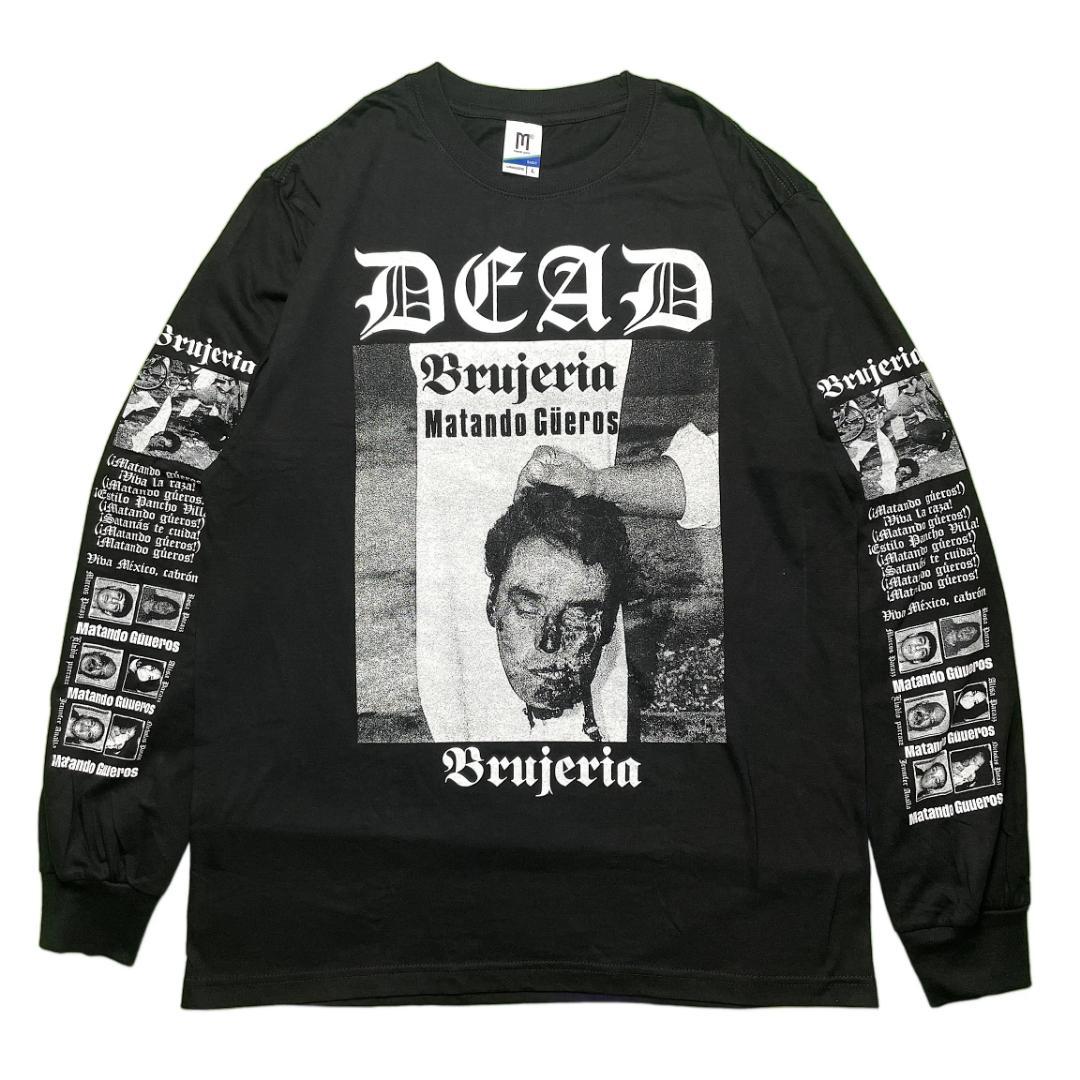 1枚のみ Brujeria Lサイズ ロンT 長袖Tシャツ 黒