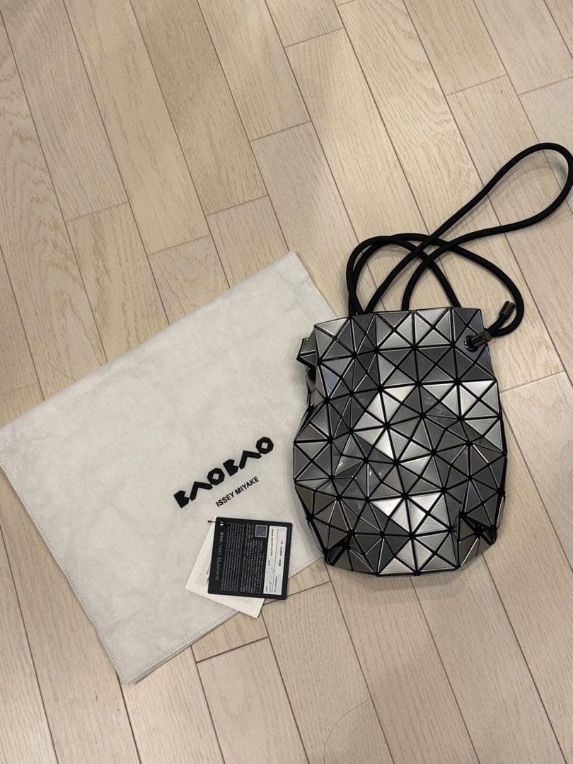 BAOBAO ISSEY MIYAKE WRING ショルダーバック シルバー