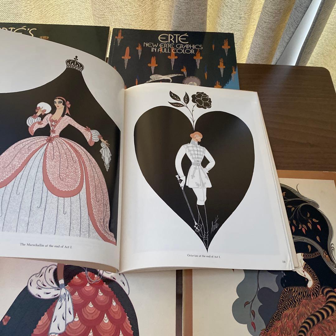 【洋書】Erté (エルテ)の舞台衣装デザイン集　まとめ売り