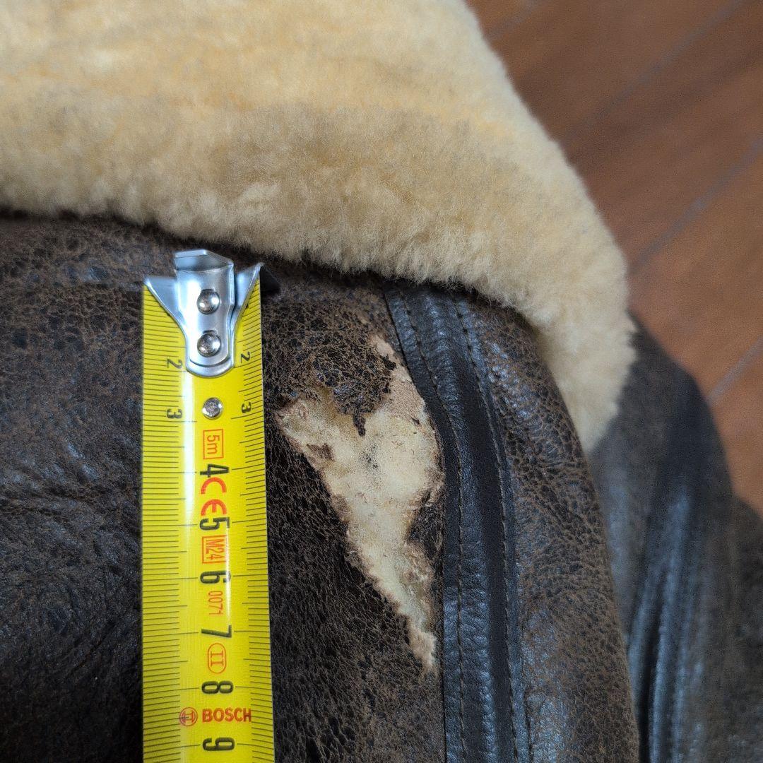 d*a様 AVIREX B3 フライトジャケット レザー ムートン ボア 38サ