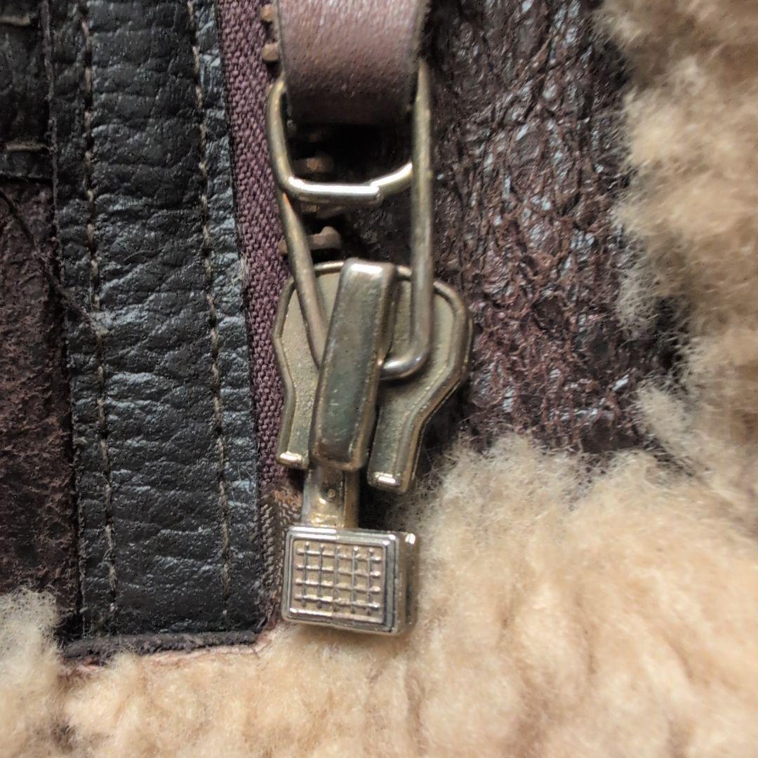 d*a様 AVIREX B3 フライトジャケット レザー ムートン ボア 38サ