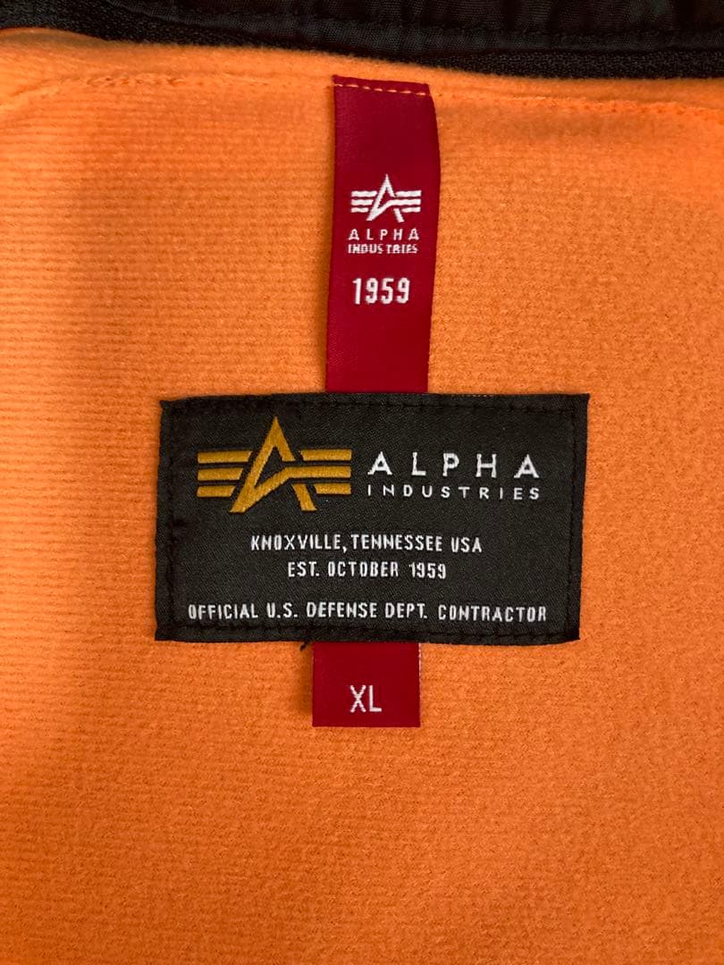 ALPHA INDUSTRIES MA-1 バイク用ウインタージャケット