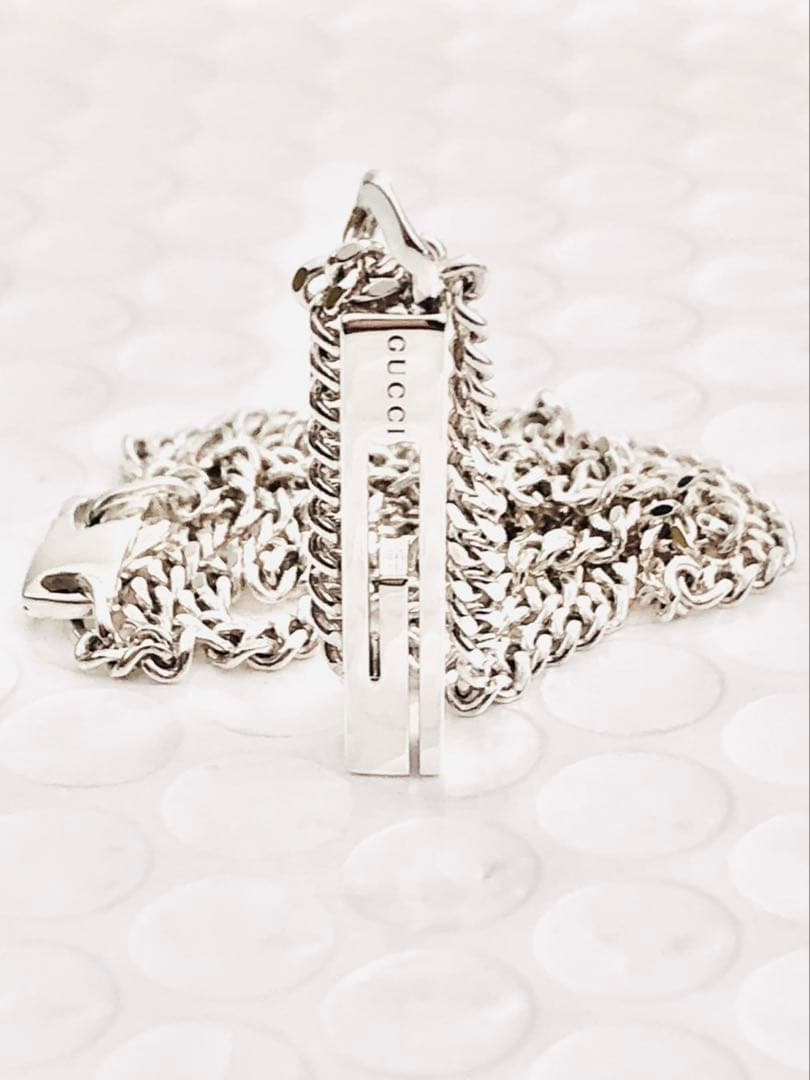 【超美品！箱無し】GUCCI カットアウトG ネックレス 男女兼用