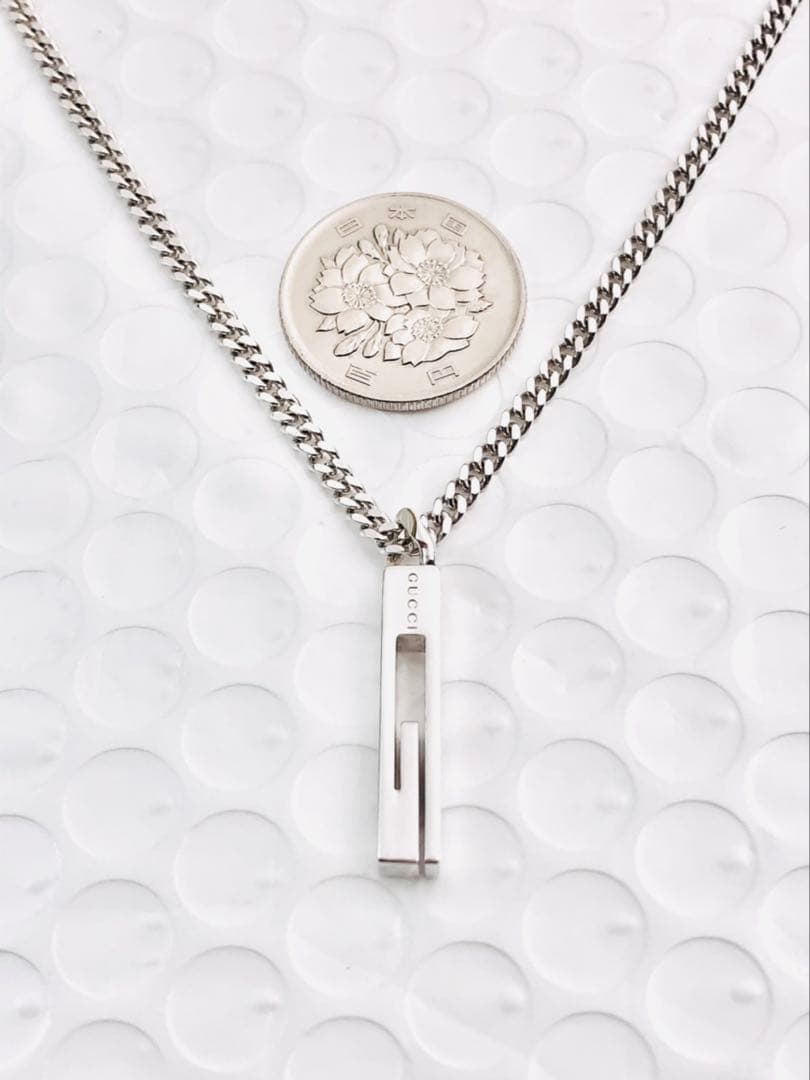 【超美品！箱無し】GUCCI カットアウトG ネックレス 男女兼用