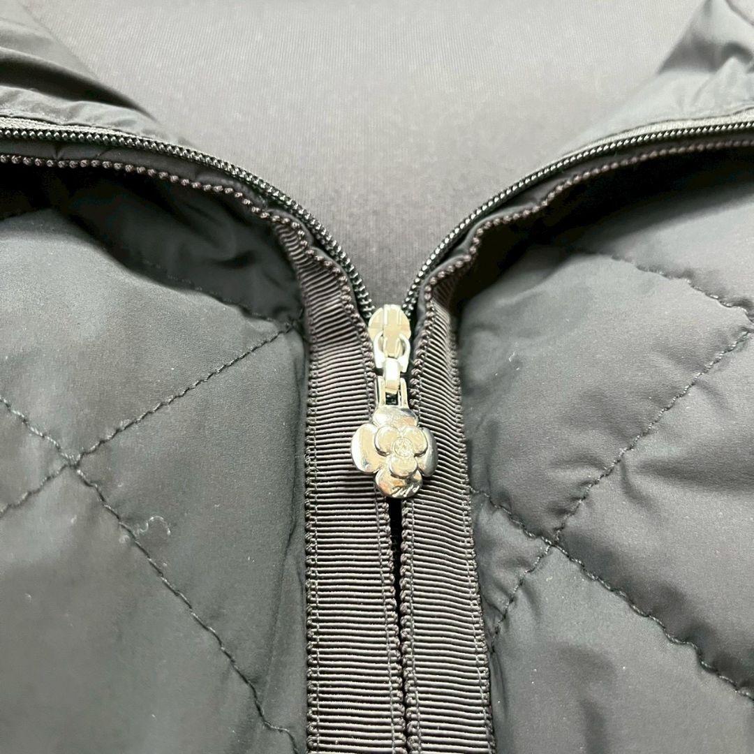 ★未使用級★エムズグレイシー ボンディング フーデット パーカー キルティング