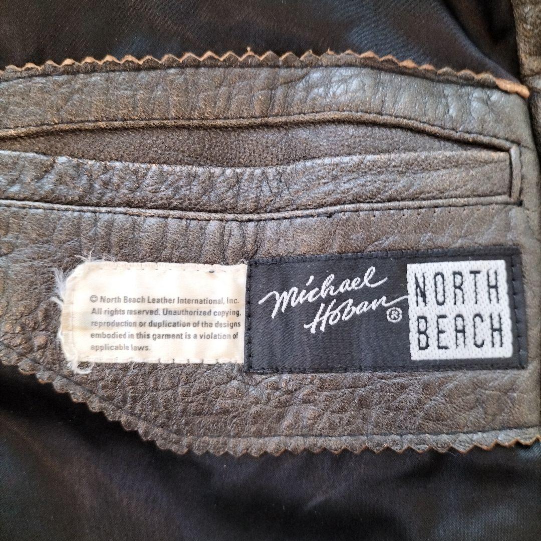 【レア物】NorthBeachLeather ノースビーチレザー　皮スタジャン