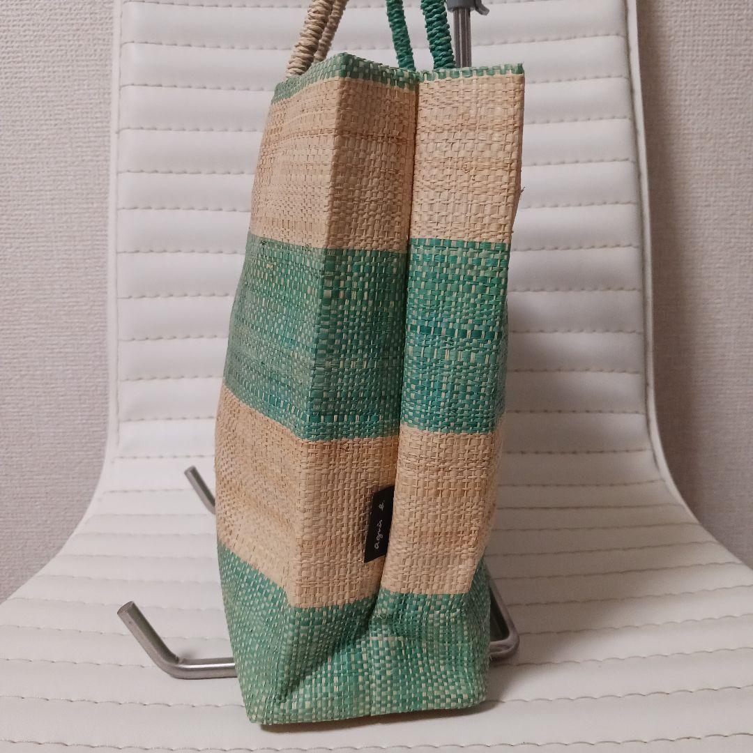 2273　agnes b.　イエナマダガスカルトートバッグ　ポーチ付　新品未使用