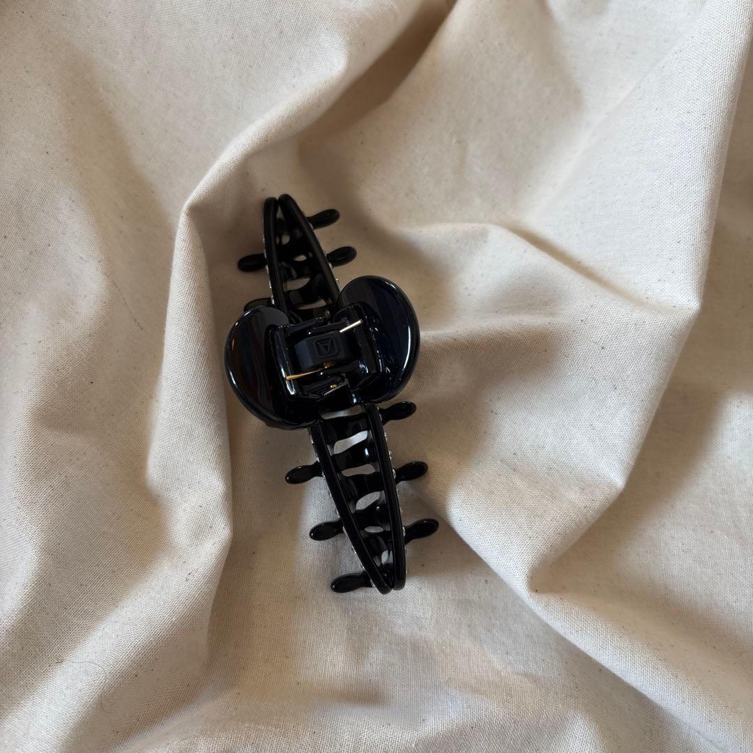 美品アレクサンドルドゥパリ　ヘアクリップ　黒