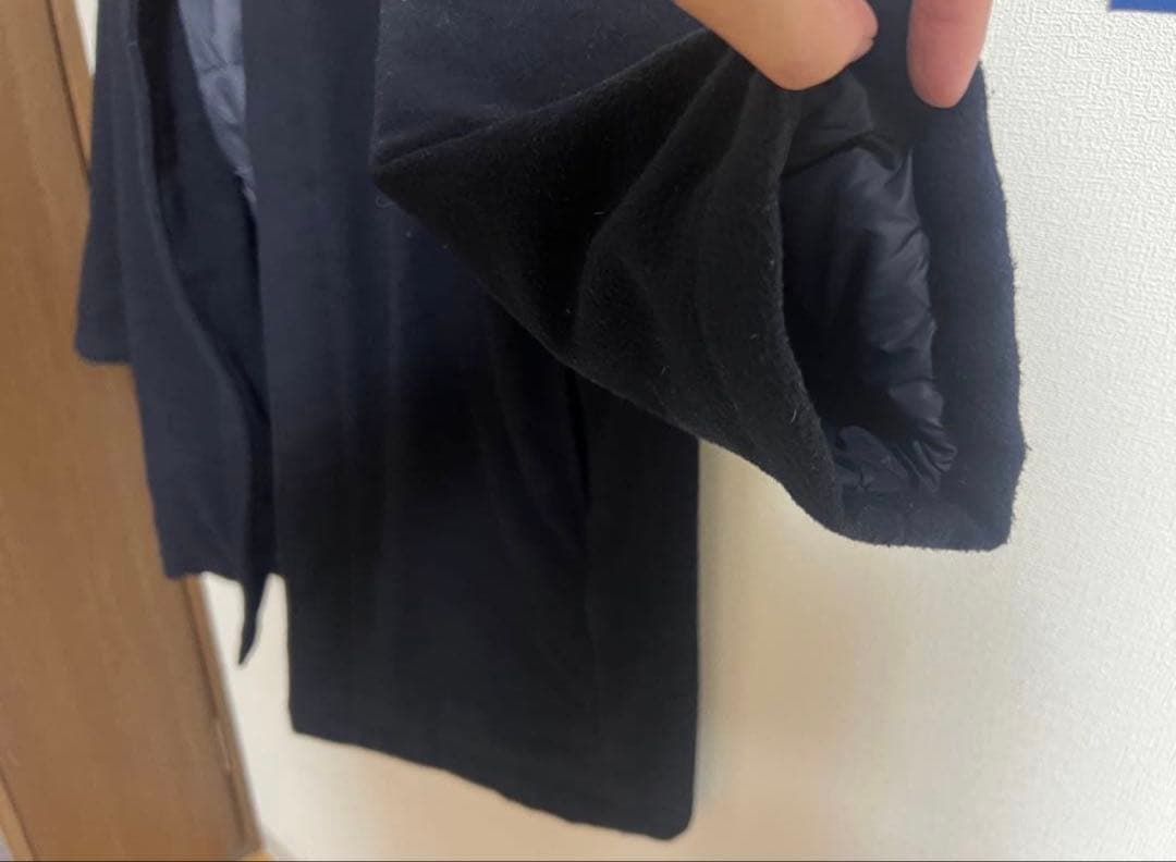 DANTON ネイビー ロングコート