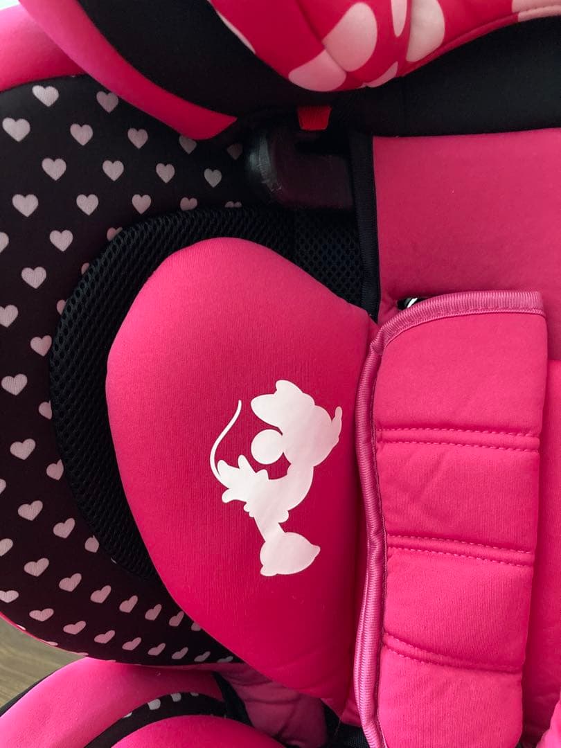 【西松屋限定】ミニーマウス チャイルドシート ピンク 限定モデル 廃盤