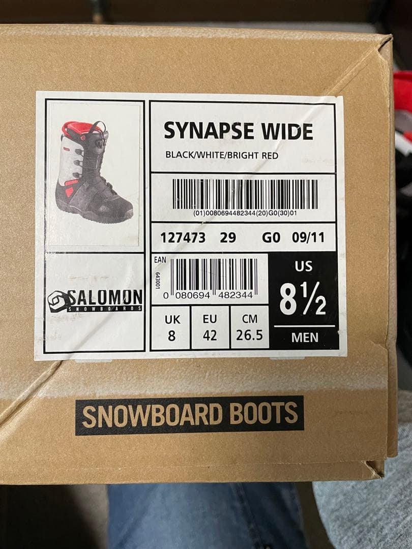 SALOMON SYNAPSE WIDE スノーボードブーツ 26.5cm