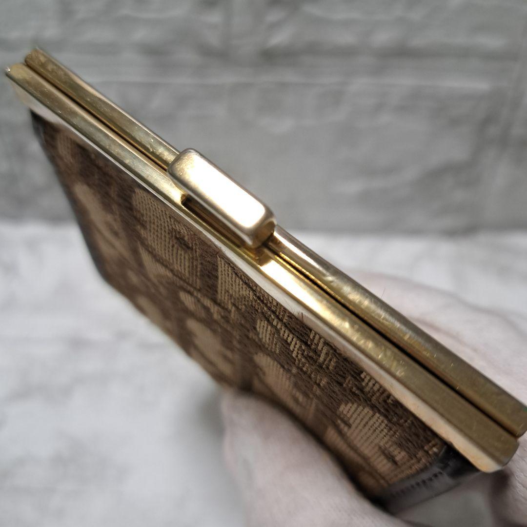 ✨️超美品✨️オールドディオール☆トロッター柄　がま口　小銭入れ　ヴィンテージ