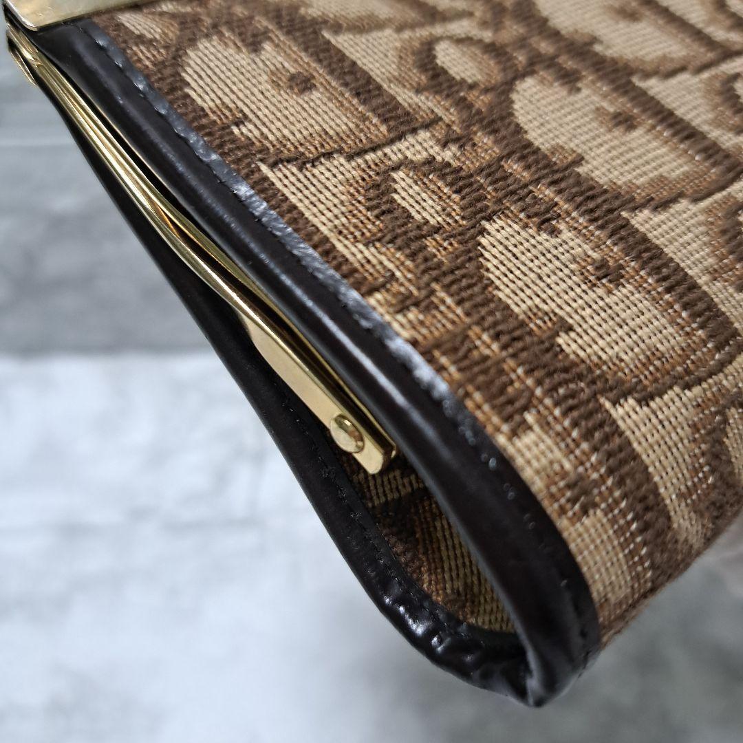 ✨️超美品✨️オールドディオール☆トロッター柄　がま口　小銭入れ　ヴィンテージ