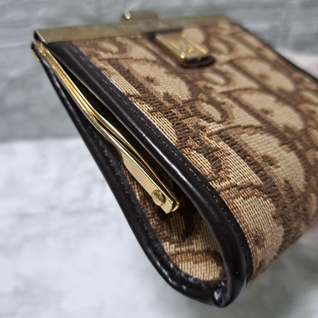 ✨️超美品✨️オールドディオール☆トロッター柄　がま口　小銭入れ　ヴィンテージ