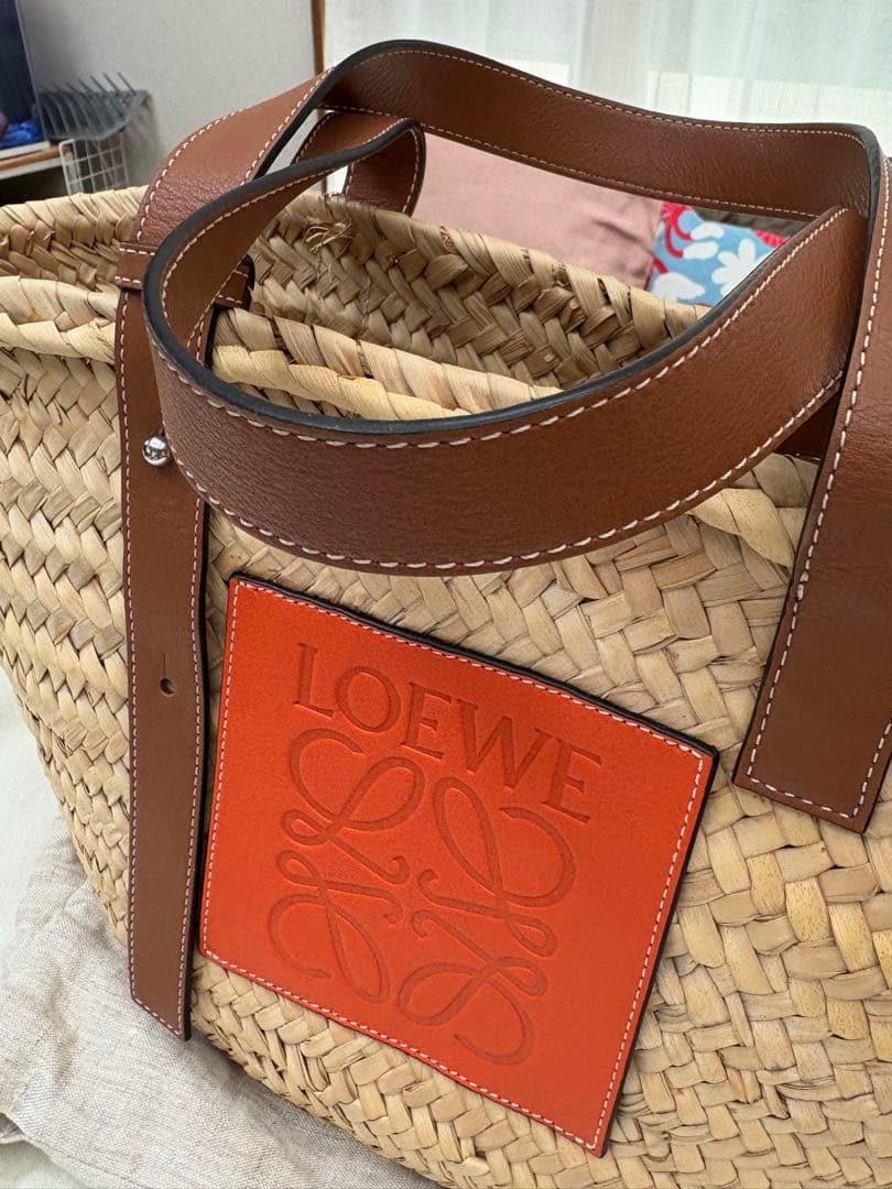 LOEWE ロエベバスケットバッグミディアム カゴ☆超美品