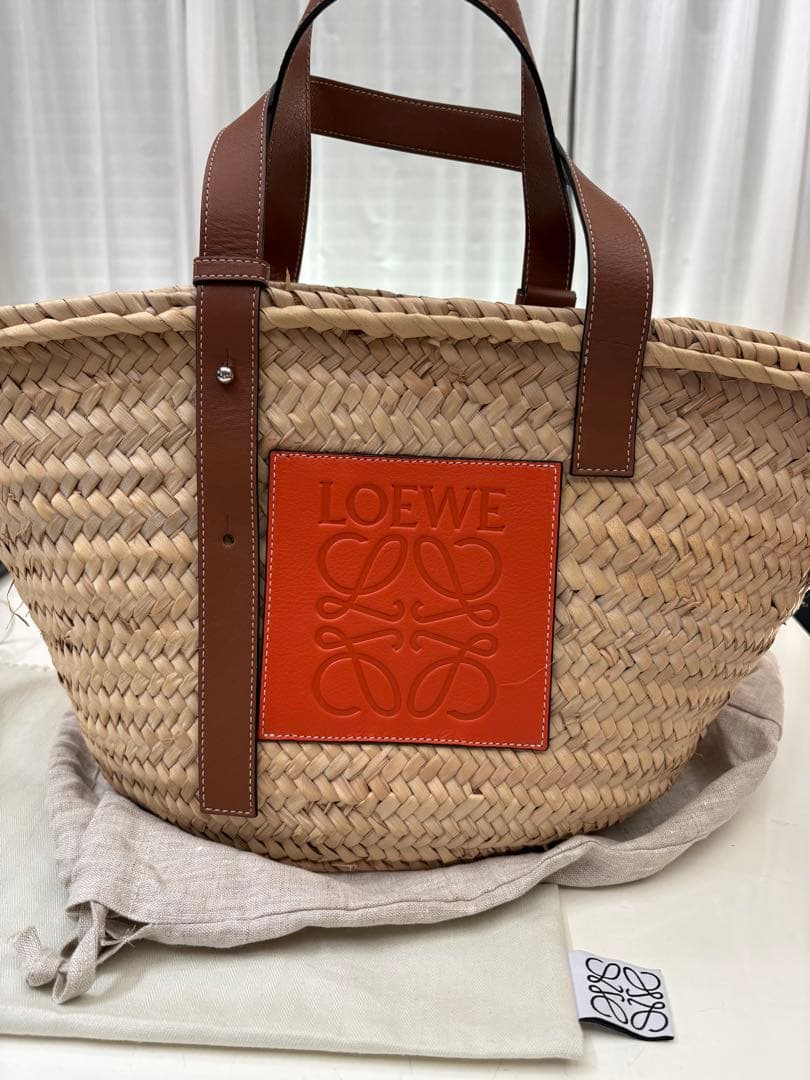 LOEWE ロエベバスケットバッグミディアム カゴ☆超美品