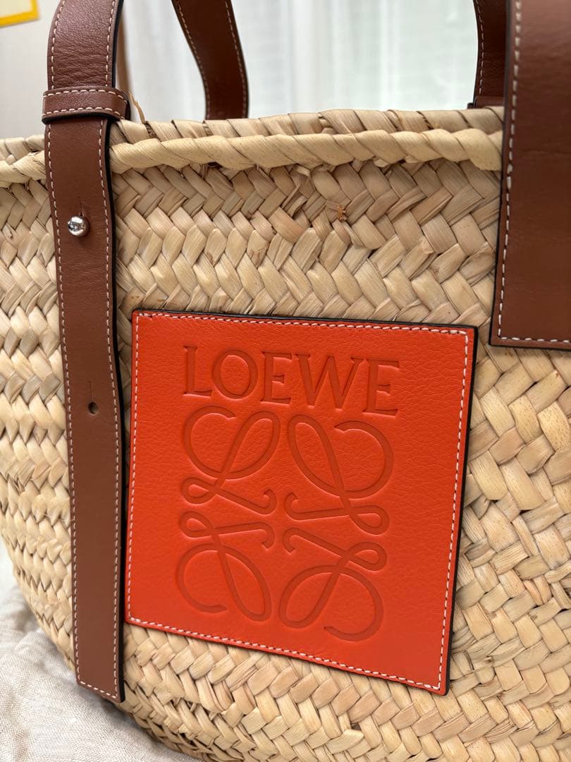LOEWE ロエベバスケットバッグミディアム カゴ☆超美品