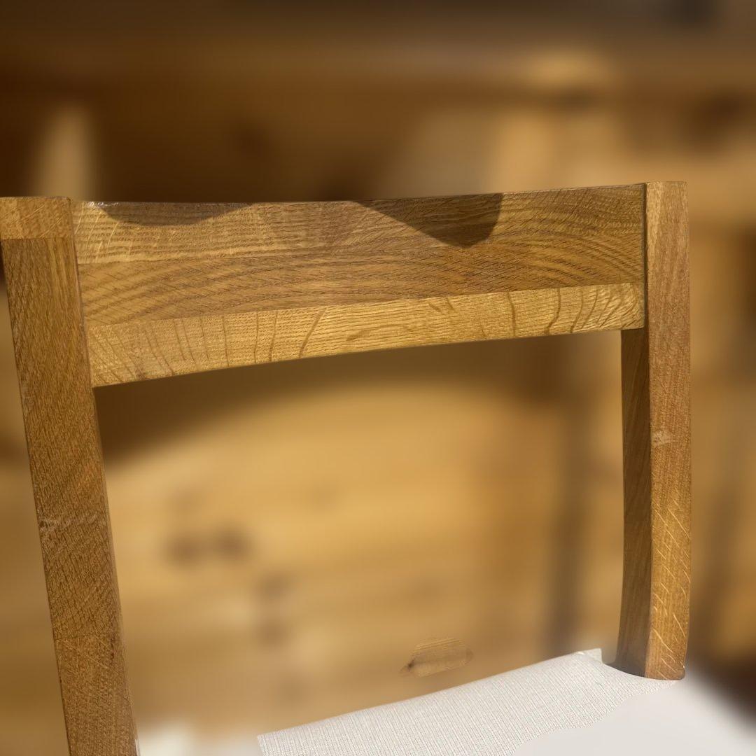 無印良品　無垢材オーク材 チェア 2脚セット