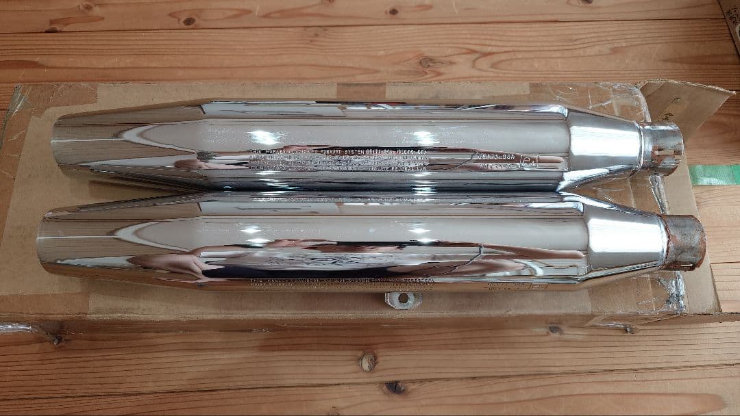 ステンレススチール クローム マフラー 65171-98A