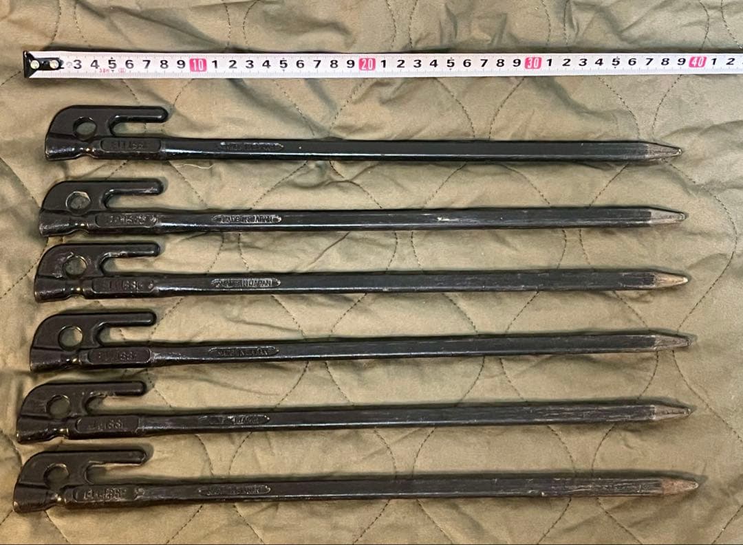 エリッゼステーク最強セット 48、38cm 村の鍛冶屋 バッグ 砂地用ペグ付き