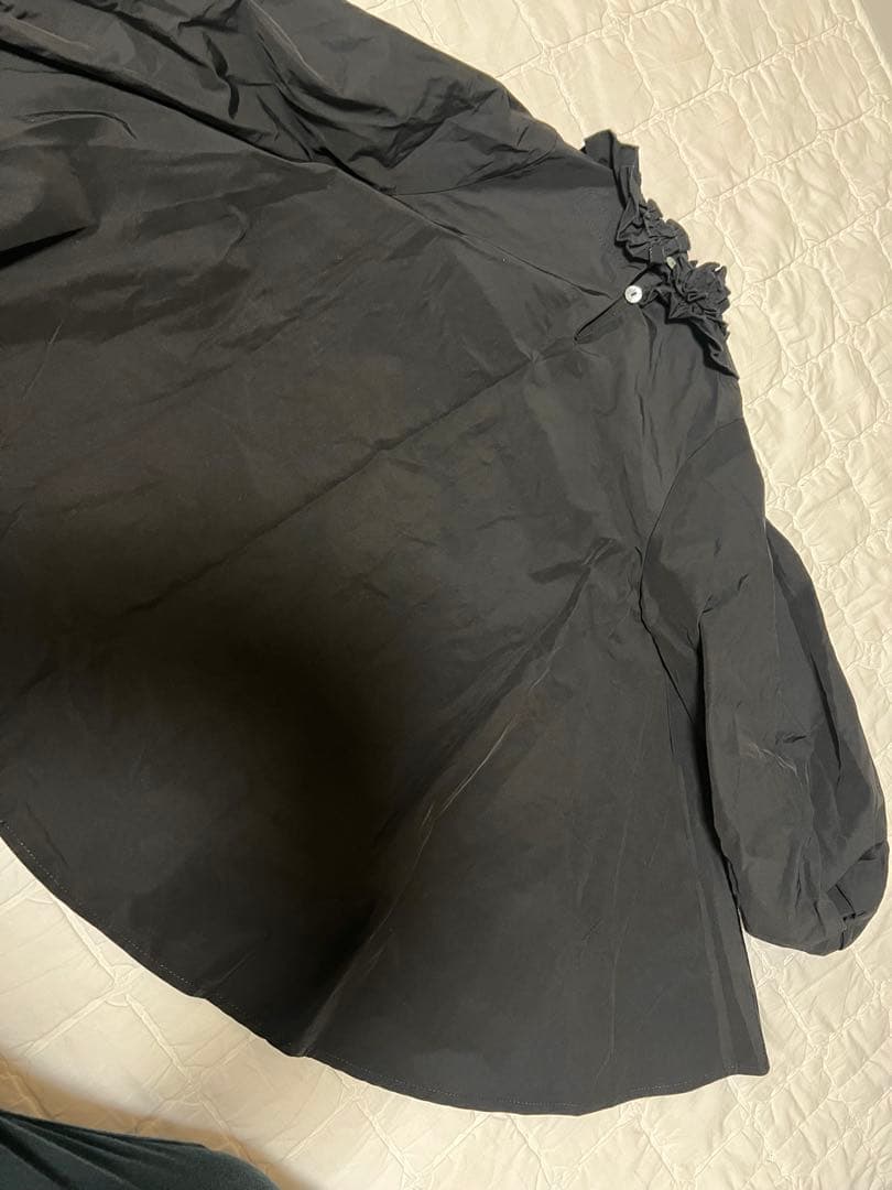 Christina Rohde 黒いフリルワンピース サイズ6