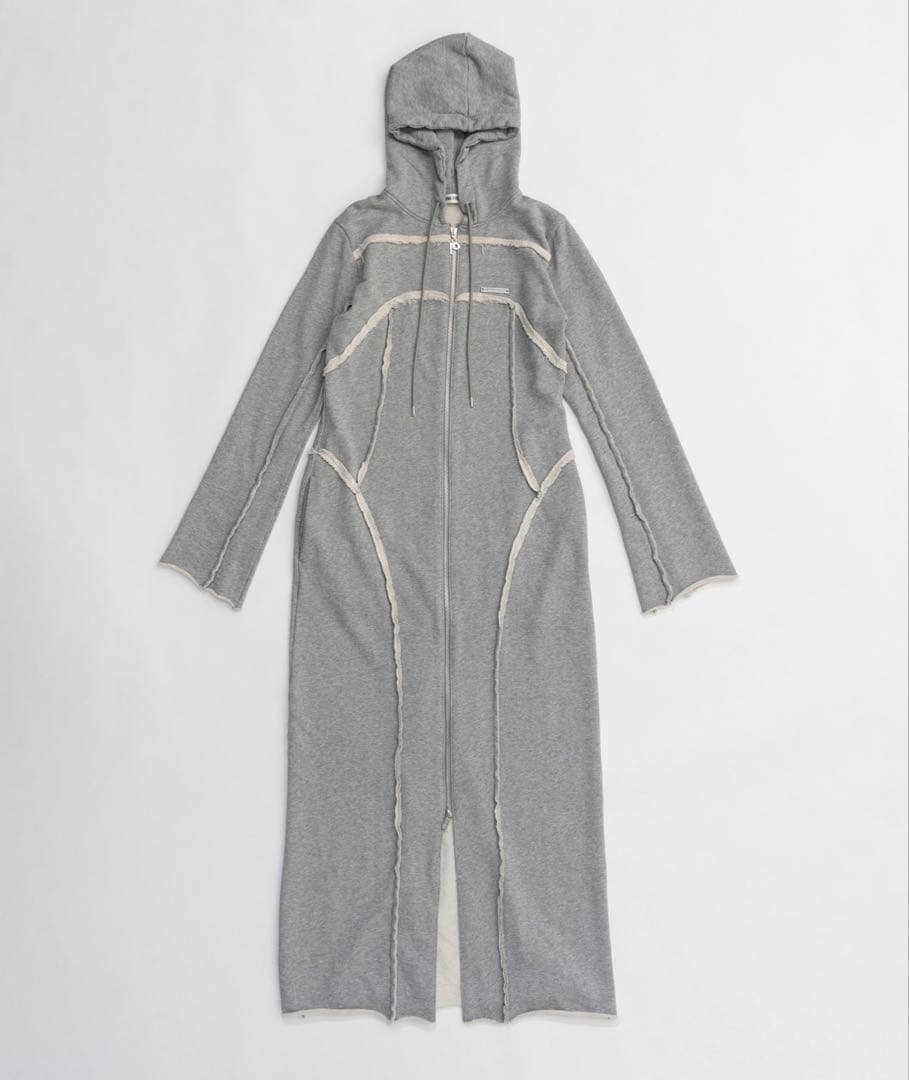 PRANK PROJECT ジップフードスウェットワンピース