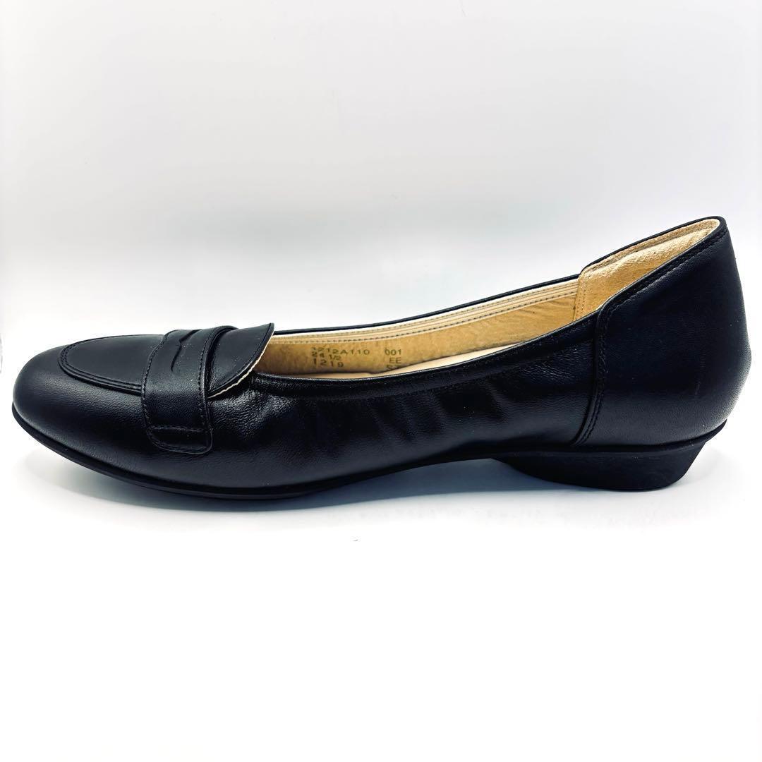 【新品未使用】アシックスウォーキング ぺダラ パンプス 24.5cm ブラック