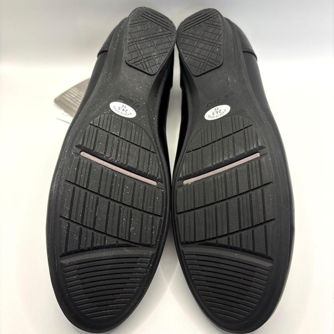 【新品未使用】アシックスウォーキング ぺダラ パンプス 24.5cm ブラック