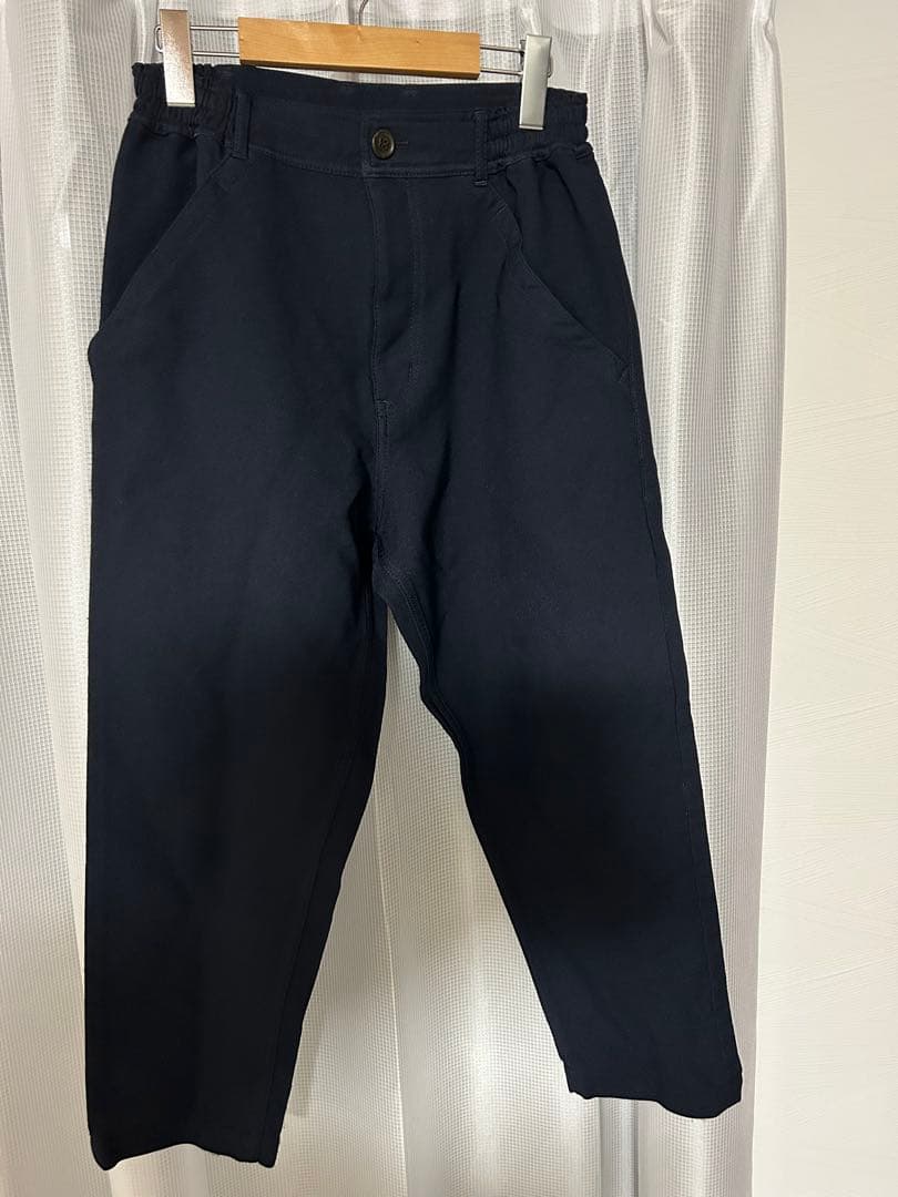 25AW コムデギャルソン　オムドゥ　ポリ縮絨　テーパードパンツ　製品洗い加工