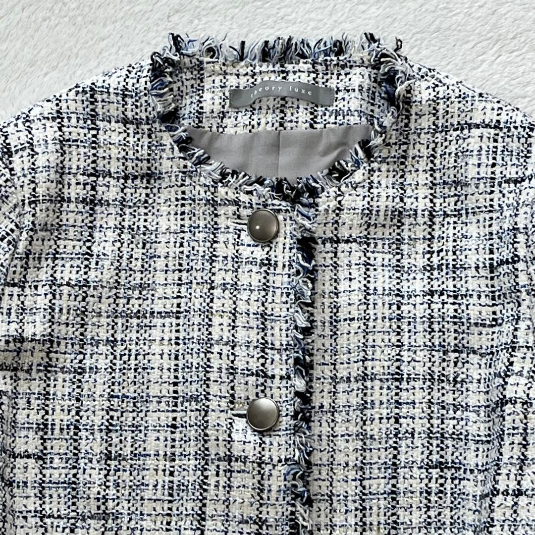 極美品✨セオリーリュクス　23SS ジャケット　ツイード　サイズ38