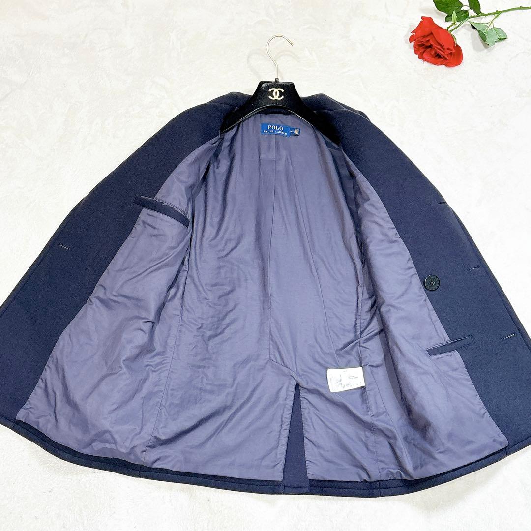 未使用✨　ポロラルフローレン　ピーコート　ダブル　ウール　ネイビー　36S