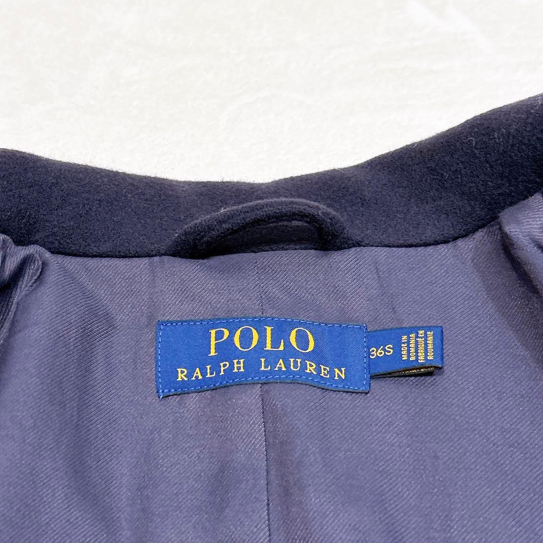 未使用✨　ポロラルフローレン　ピーコート　ダブル　ウール　ネイビー　36S