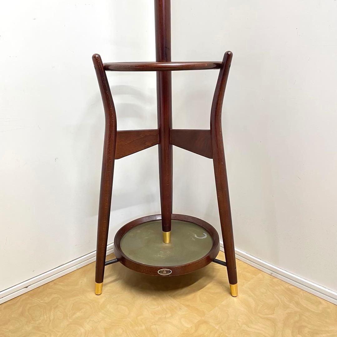 秋田木工 ポールハンガー② コートハンガー 傘立て 洋服掛け ビンテージ