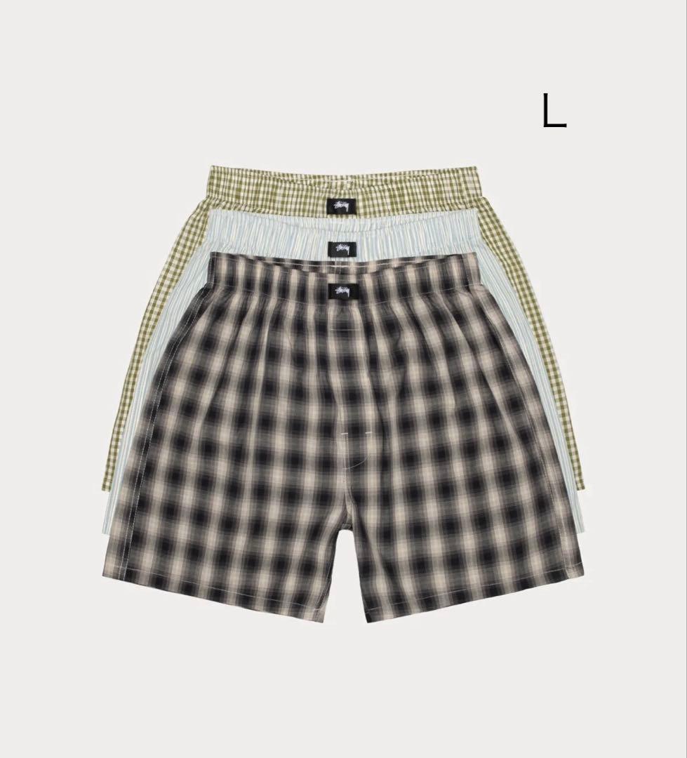下着・アンダーウェア STUSSY BOXER SHORT - 3 PACK (L)