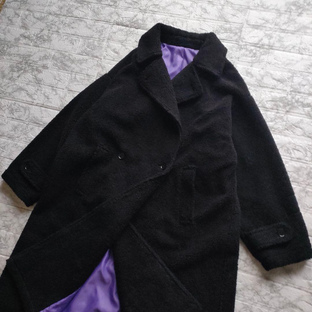 【美品】RADIO EVA　ラヂオエヴァ　ボアロングコート　М