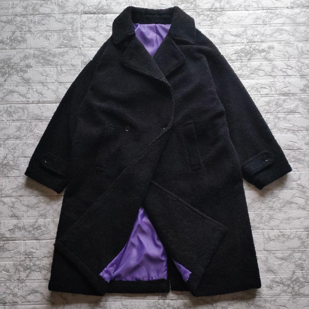 【美品】RADIO EVA　ラヂオエヴァ　ボアロングコート　М