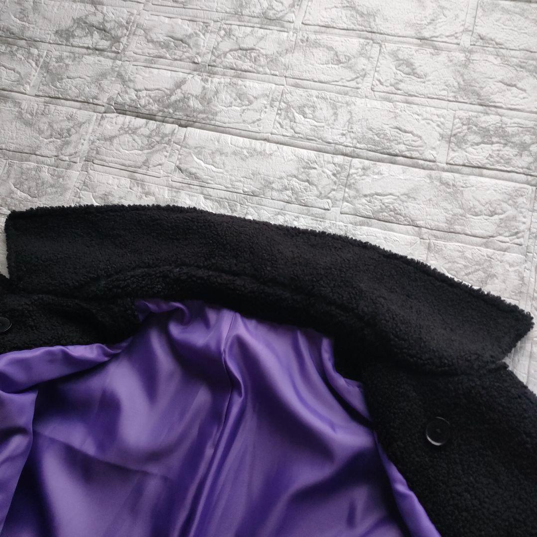 【美品】RADIO EVA　ラヂオエヴァ　ボアロングコート　М