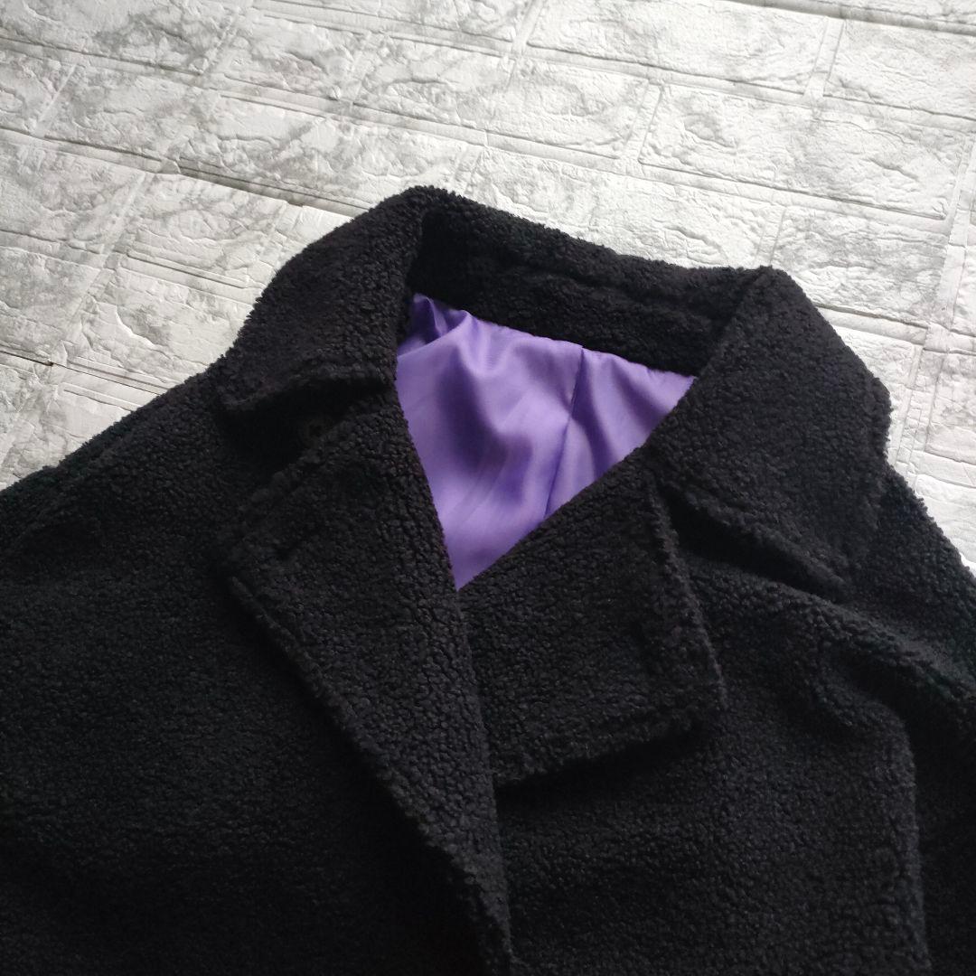 【美品】RADIO EVA　ラヂオエヴァ　ボアロングコート　М