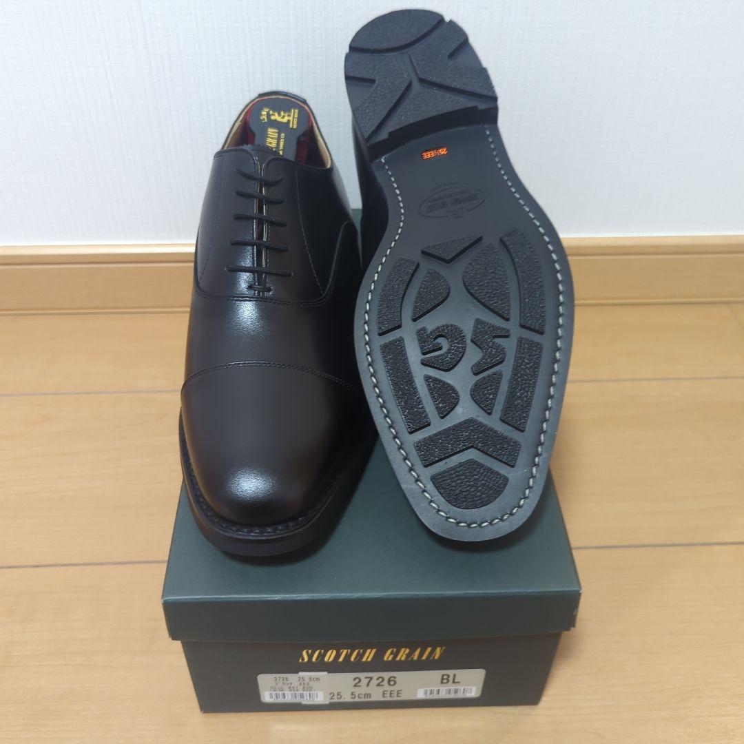 新品 未試着 SCOTCH GRAIN 25.5cm EEE シャインオアレイン