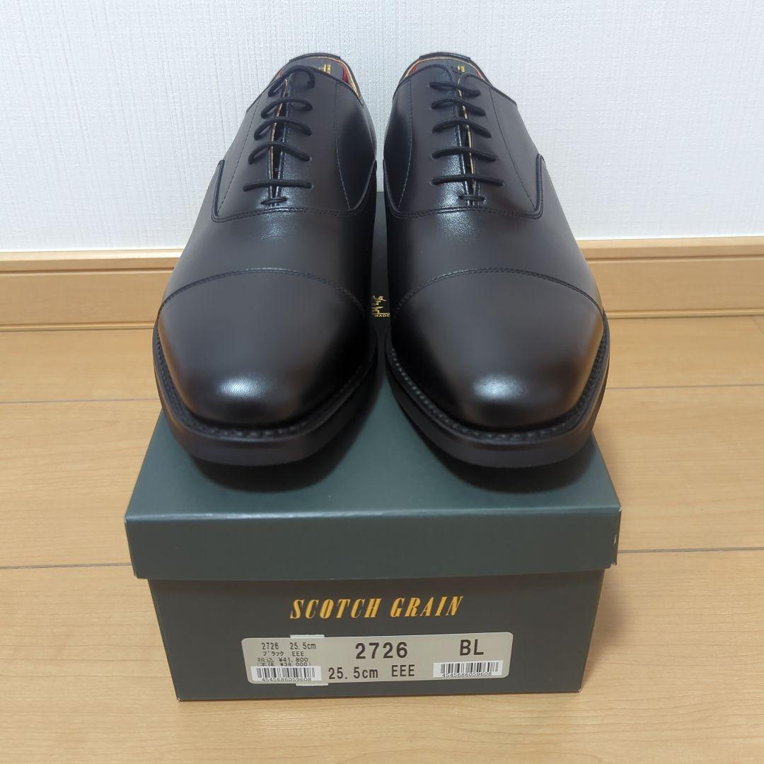 新品 未試着 SCOTCH GRAIN 25.5cm EEE シャインオアレイン