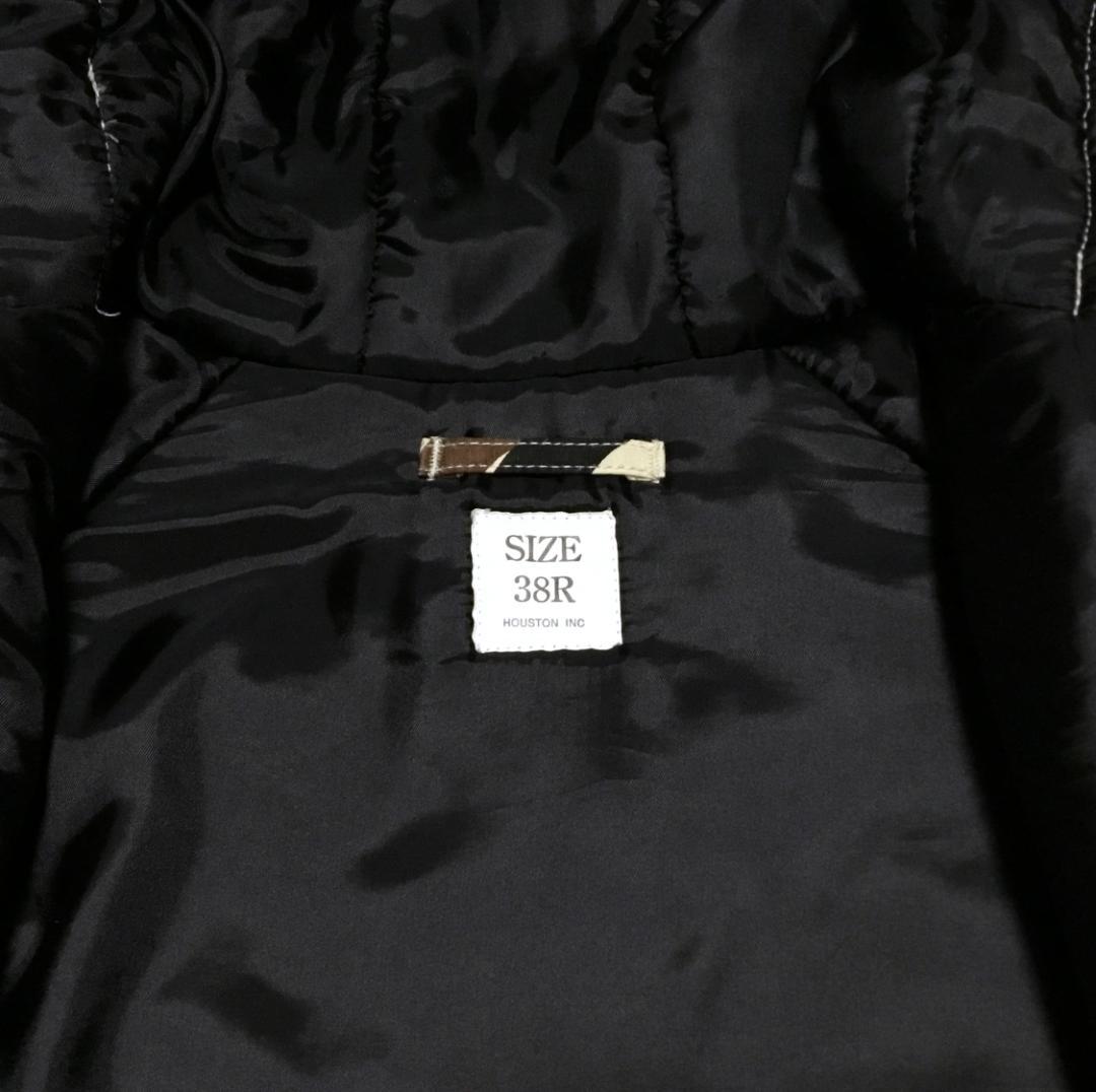 HOUSTON トライバル N3-B ファー付 フライトジャケット モッズコート