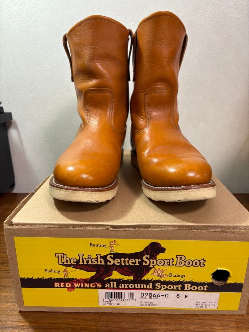 h*5様 RED WING Irish Setter Pecos Boot 98