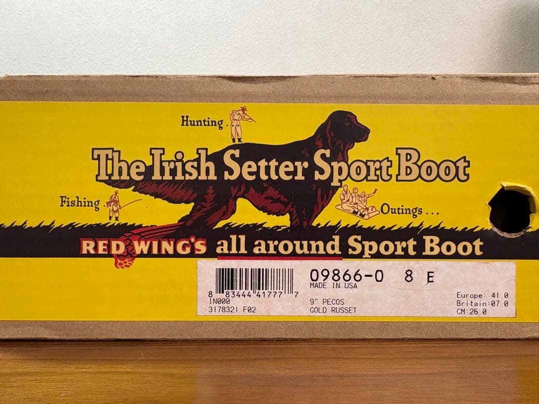 h*5様 RED WING Irish Setter Pecos Boot 98